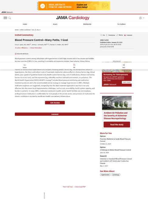 Blood Pressure Control